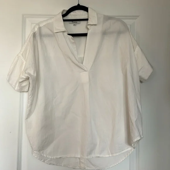 ✖️sold✖️🪻 Madewell Courier Button Back Shirt - Picture 4 of 9